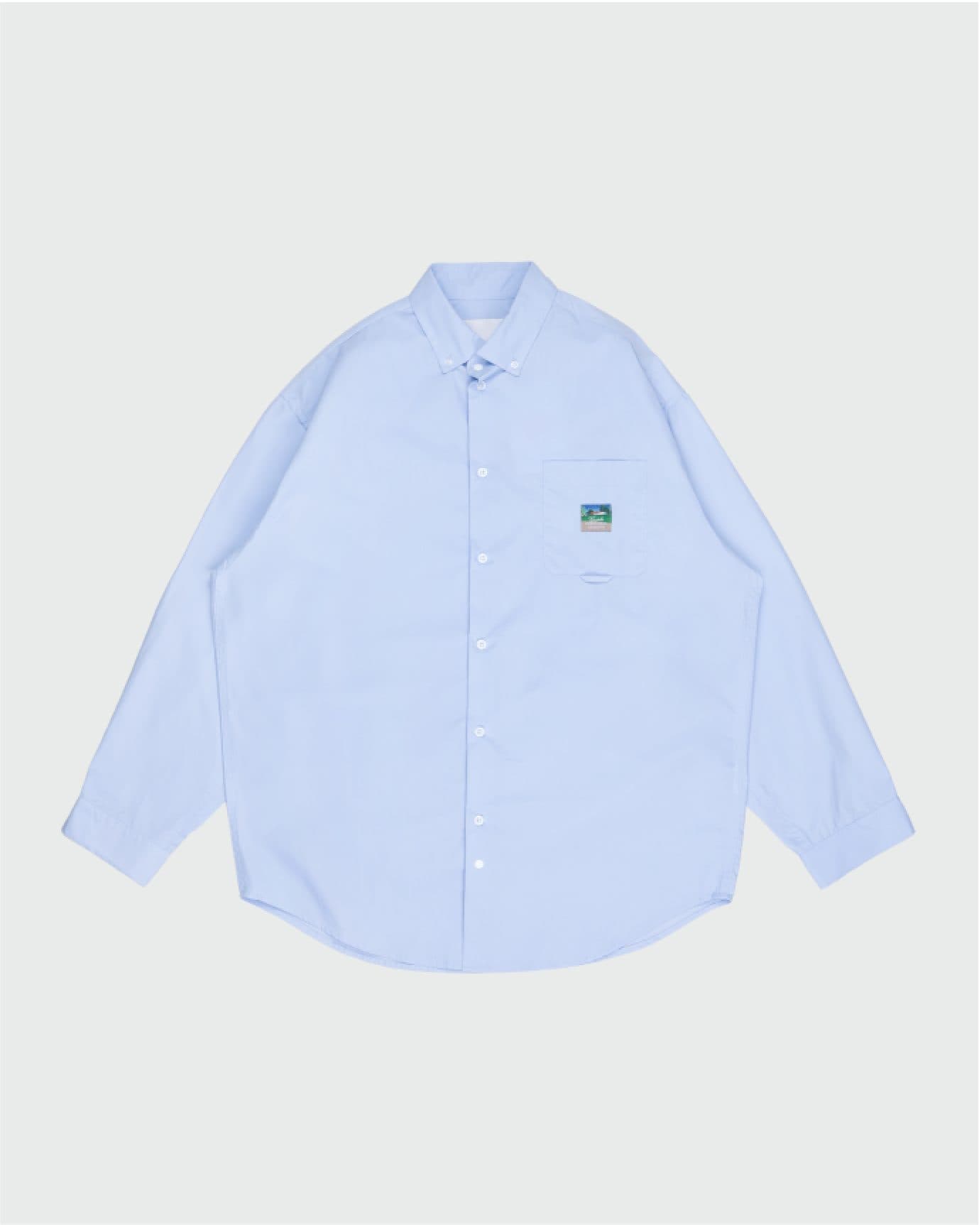CLASSIC DAD L/S SHIRT BABY BLUE