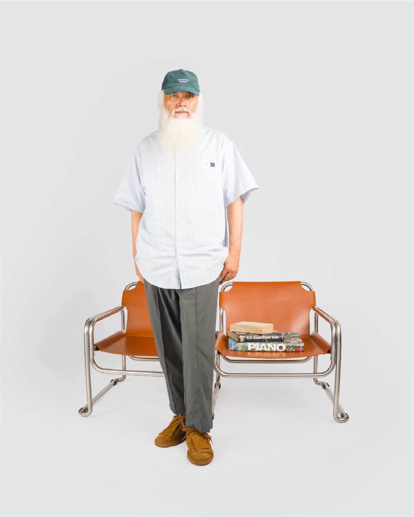 CLASSIC DAD S/S SHIRT BLUE WHITE view 4