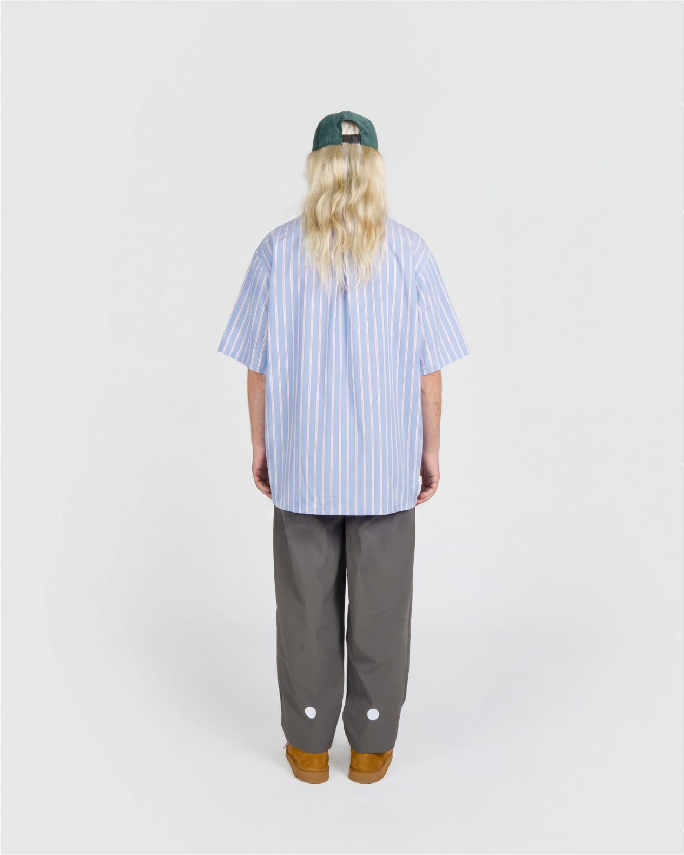 CLASSIC DAD S/S SHIRT BLUE RED view 3