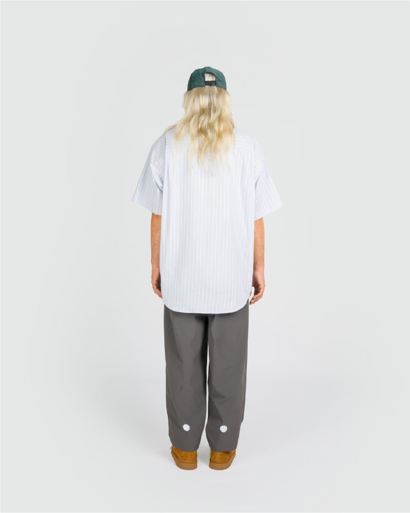 CLASSIC DAD S/S SHIRT BLUE WHITE view 3