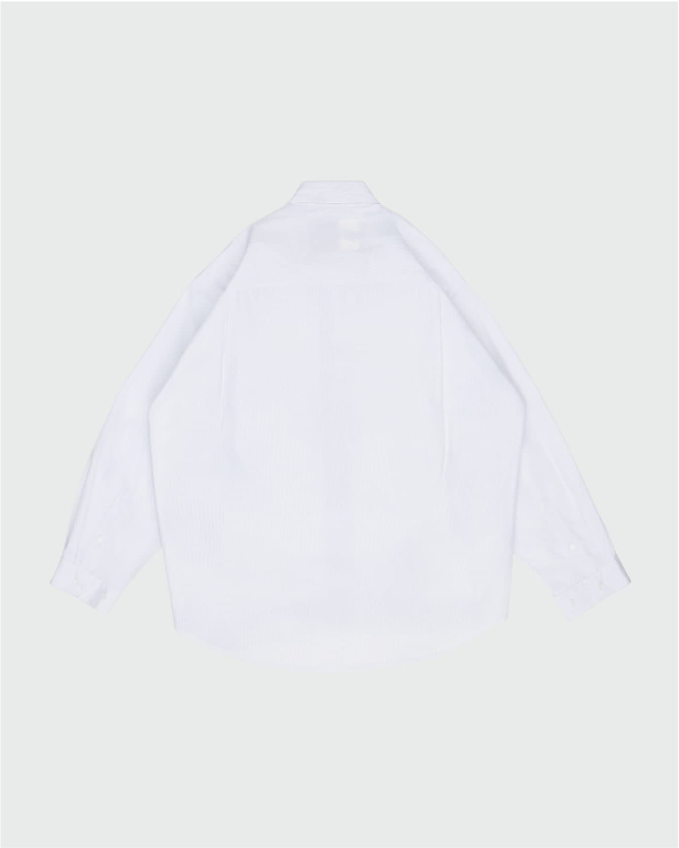 CLASSIC DAD L/S SHIRT WHITE STRIPES view 2