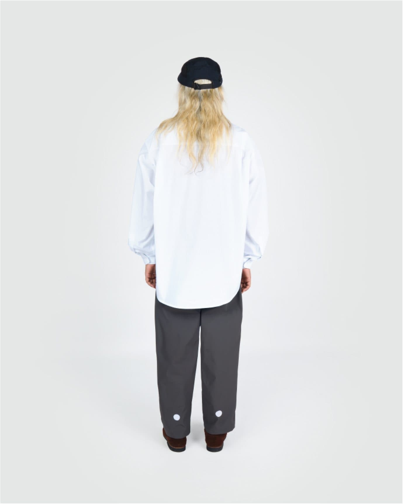CLASSIC DAD L/S SHIRT WHITE STRIPES view 3
