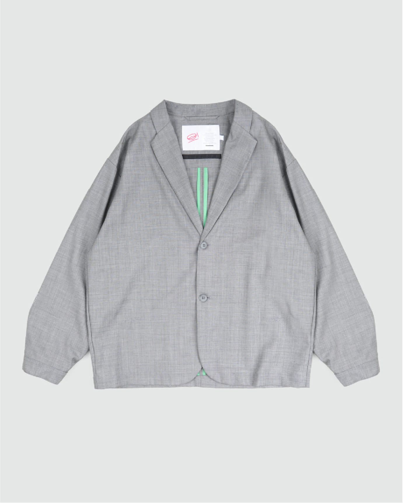 WOOL CASUAL SUIT GREY